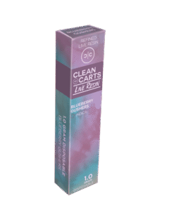 Clean Carts Live Rosin 1 Gram Blueberry Gushers